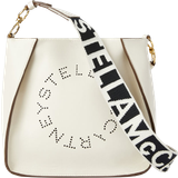 Stella McCartney Imiteret læder Håndtasker Stella McCartney Logo Shoulder Bag - White