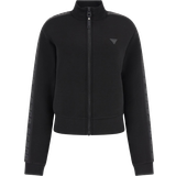 Guess Viskose Overdele Guess Front zip Sweatshirt - Black