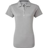 FootJoy Women's Stretch Pique Solid Polo Shirt - Heather Grey