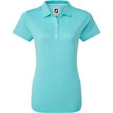 FootJoy Women's Stretch Pique Solid Polo Shirt - Aqua