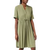 Dame - Grøn - Knapper - Korte kjoler Pieces Pcotena Mini Dress - Deep Lichen Green