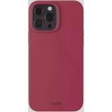 Holdit iPhone13 Pro Max Silicone Case Mobilcover Red Velvet
