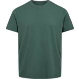 Bambus - Herre T-shirts & Toppe Panos Emporio PE Bamboo/cotton Crew TEE Earth GRE Mand Kortærmede T-shirts hos Magasin 1-3