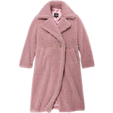 UGG Pink Overtøj UGG Gertrude Long Teddy Coat - Clay Pink