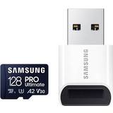 Samsung 128 GB Hukommelseskort Samsung SD MicroSD Card 128GB SDXC PRO Ulti. [Levering: 2-3 dage]