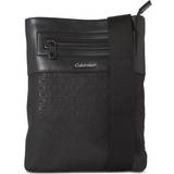 Calvin Klein Sort Håndtasker Calvin Klein Flat Logo Crossbody Bag BLACK One Size