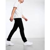 Bomuld - Lang Bukser & Shorts Levi's 512 Slim Fit Tapered Jeans Herre, Black 34R