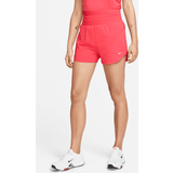 Figursyet Shorts Nike One Dri-FIT-shorts med indershorts 7,5 cm og ultrahøj talje til kvinder rød