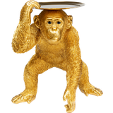 Guld Dekorationsfigurer Kare Design Butler Playing Chimp Dekorationsfigur
