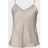 S Underkjoler Lady Avenue Pure Silk Camisole With Pearlwhite