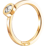 Efva Attling The Wedding Thin Ring - Gold/Diamond