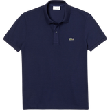Lacoste Slids Tøj Lacoste Original L.12.12 Slim Fit Petit Piqué Polo Shirt - Navy Blue