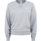 Dame - Elastan/Lycra/Spandex Sweatere Kari Traa Crew Sweatshirt - Light Grey Melange