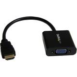 HDMI aktiv - Kabeladaptere Kabler StarTech HDMI - VGA M-F Adapter 0.2m