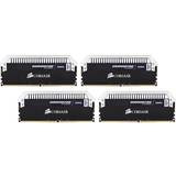 Corsair Sølv RAM Corsair Dominator Platinum DDR4 2400MHz 4x16GB (CMD64GX4M4A2400C14)