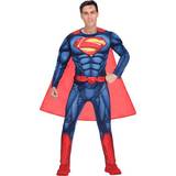 Herrer - Rød Dragter & Tøj Amscan Superman Klassisk Kostume