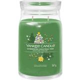 Yankee Candle Shimmering Christmas Tree Green Large Duftlys 567g