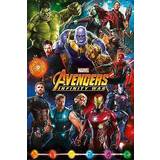 Superhelt Malerier & Plakater Pyramid International Avengers Infinity War Poster Helden