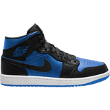 Nike 37 ⅓ - Gummi - Herre Sneakers Nike Air Jordan 1 Mid M - Black/Royal Blue/White