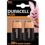Duracell 9V (6LR61) Batterier & Opladere Duracell 9V Plus Power 2-pack