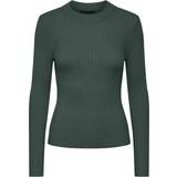 Dame - Grøn - Viskose Sweatere Pieces Pccrista Pullover