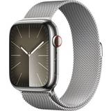 Apple Watch Series 9 Wearables Apple Watch Series 9 Cellular 45mm Stainless Steel Case with Milanese Loop