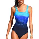Lascana Dame Badedragter Lascana Tummy Control Swimsuit with Crossover Straps