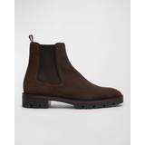 Christian Louboutin 43 Støvler Christian Louboutin Alpinosol suede ankle boots brown