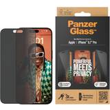 Skærmbeskyttelse & Skærmfiltre PanzerGlass Ultra-Wide Fit Privacy Screen Protector for iPhone 15 Pro Max