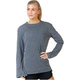 Casall Dame Sweatere Casall Heritage Conscious Sweater Grey, Female, Tøj, Skjorter, Træning, Grå
