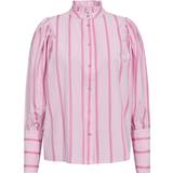 Dame - Viskose Skjorter Co'Couture TessieCC Stripe Puff Shirt Bubblegum