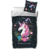 Selvlysende stjerner Licens Luminous Bedding with Unicorn 140x200cm