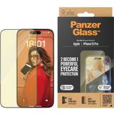 PanzerGlass Ultra-Wide Fit EyeCare Screen Protector for iPhone 15 Pro