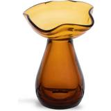 Sagaform Glas Vaser Sagaform Viva Mini Amber Vase 14cm