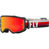 Voksen Skibriller Fly Racing Zone Motocross Goggles, black-red, black-red