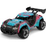 Toymax Tohjulstræk (2WD) Fjernstyret legetøj Toymax TEC-TOY Speed Racing 1:18 2,4GHz, blå/pink [Levering: 1-2 dage]