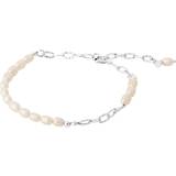 Hvid Armbånd Pernille Corydon Seaside Bracelet - Silver/Pearls