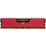 Corsair vengeance 8gb Corsair Vengeance LPX Red DDR4 2400MHz 8GB (CMK8GX4M1A2400C16R)