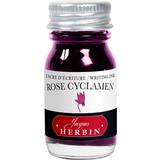 Pink Fyldepenne Herbin Fountain Ink 10 ml, blæk til fyldepenne – rosa/rosa cyclamen