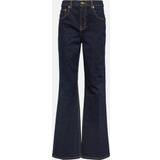 Tory Burch Dame Bukser & Shorts Tory Burch High-rise bootcut jeans blue 29
