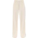 Hvid - Jersey Bukser & Shorts Palm Angels loose-fit cotton track pants women Polyester/Cotton White