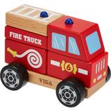 Brandmænd Babylegetøj Viga Stacking Fire Truck