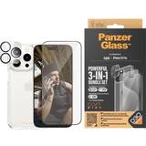 PanzerGlass Mobiltilbehør PanzerGlass 3-in-1 Protection Pack for iPhone 15 Pro