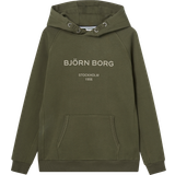 Björn Borg Piger Overdele Björn Borg Logo Hoodie Grøn 158-164