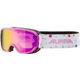 Skibriller Alpina Snow Pheos Hm Ski Goggles Junior White Pink/CAT2
