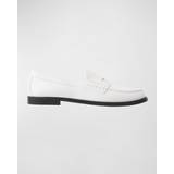 Burberry Læder Lave sko Burberry Leather penny loafers white
