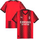 Herre - Hjemmetrøje Landsholdstrøjer Puma AC Milan Home Authentic Shirt 2023-24