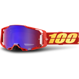 100% Skibriller 100% Crossbriller Armega Lens Nuketown, Spejl Rød/Blå