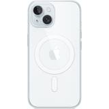 Sølv Mobiltilbehør Apple Clear Case with MagSafe for iPhone 15