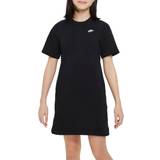 L Kjoler Børnetøj Nike Sportswear-T-shirt-kjole til større børn piger sort